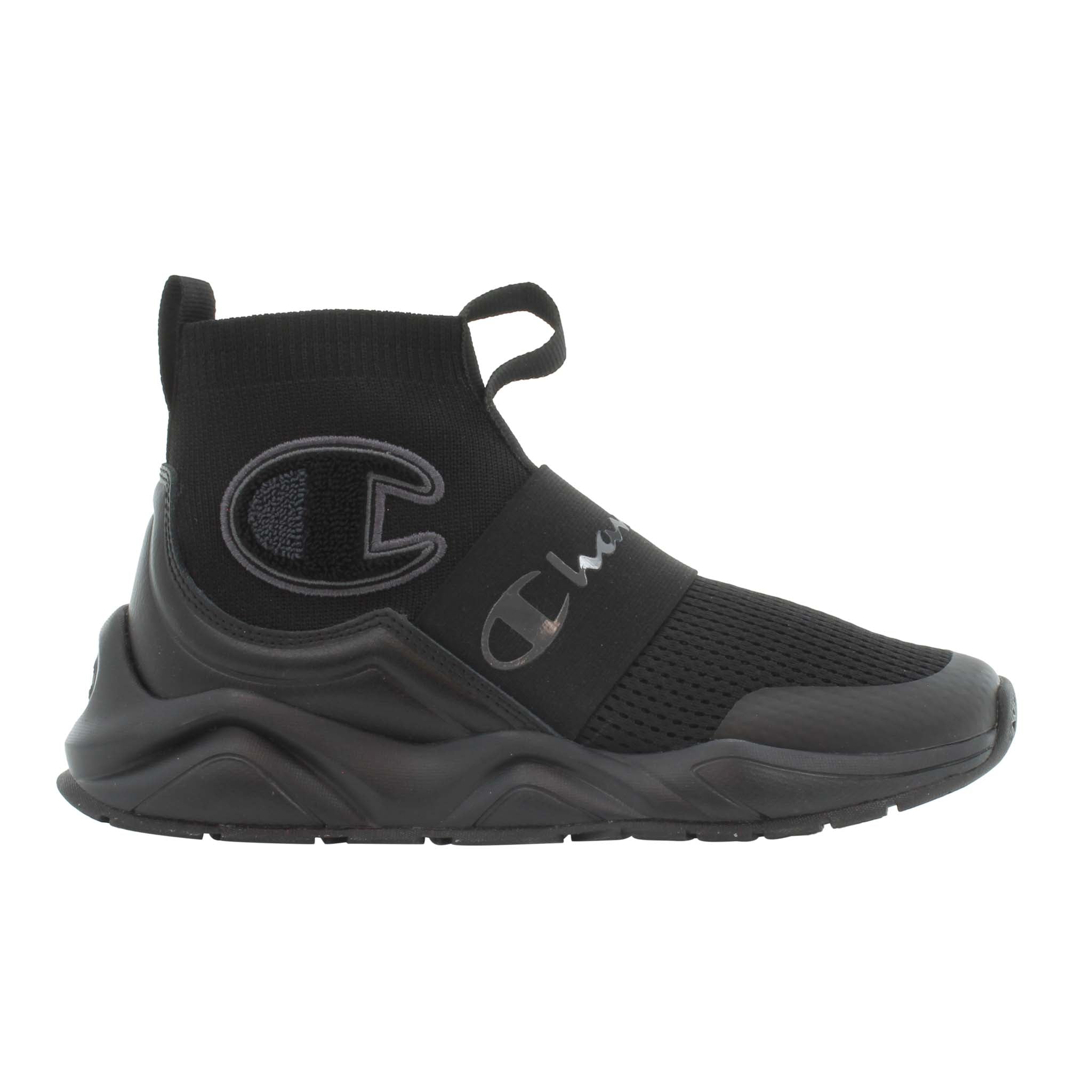 Kids' High-Top Sneakers with Stretch Knit & Cushioned Insole | Rally Pro