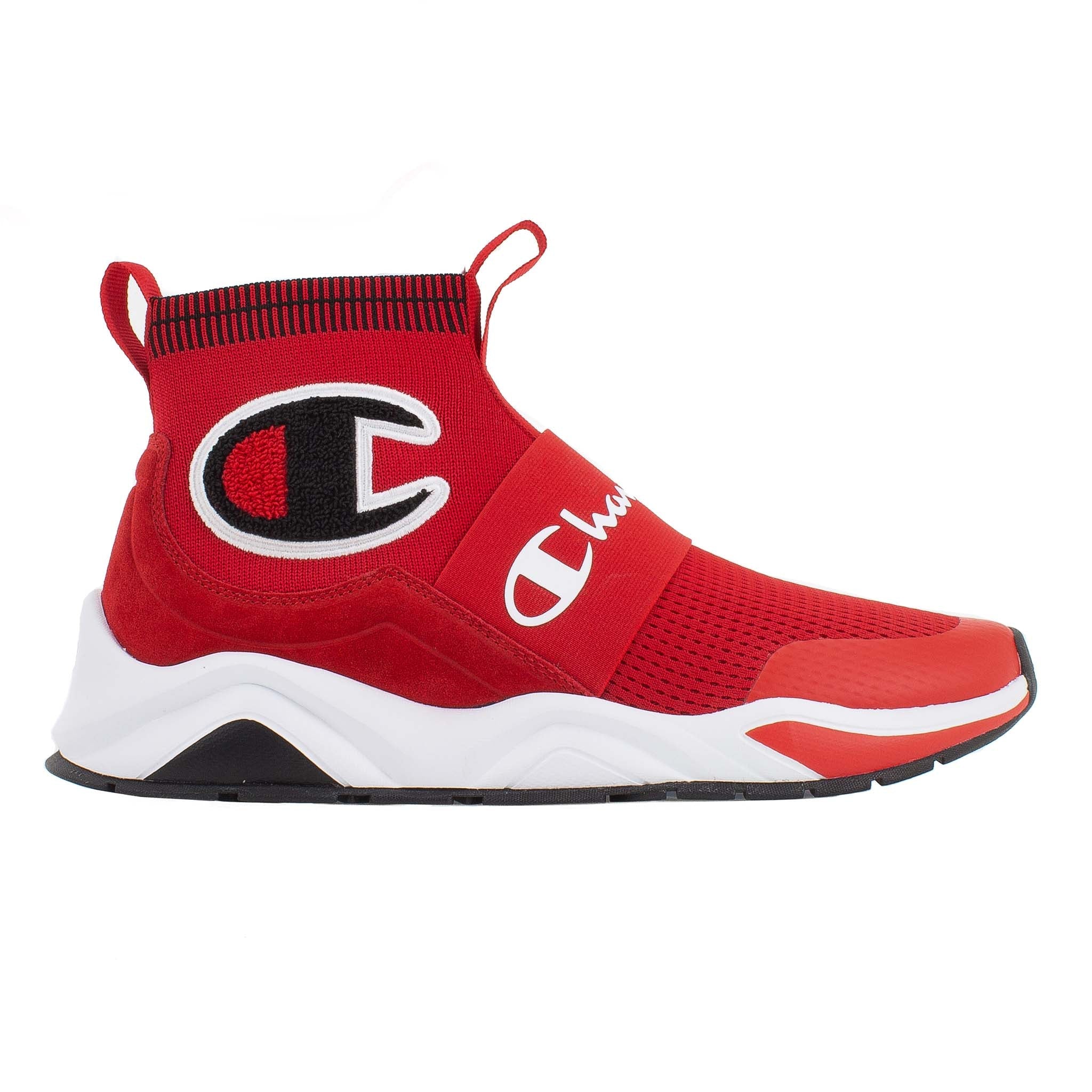 Kids' High-Top Sneakers with Stretch Knit & Cushioned Insole | Rally Pro
