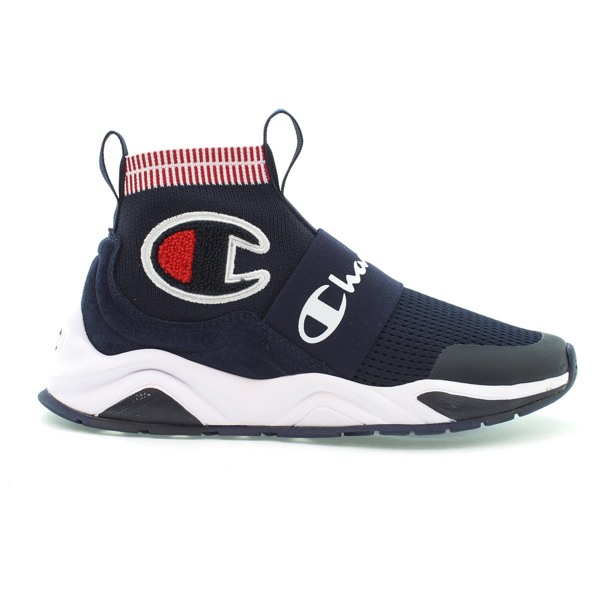 Kids' High-Top Sneakers with Stretch Knit & Cushioned Insole | Rally Pro
