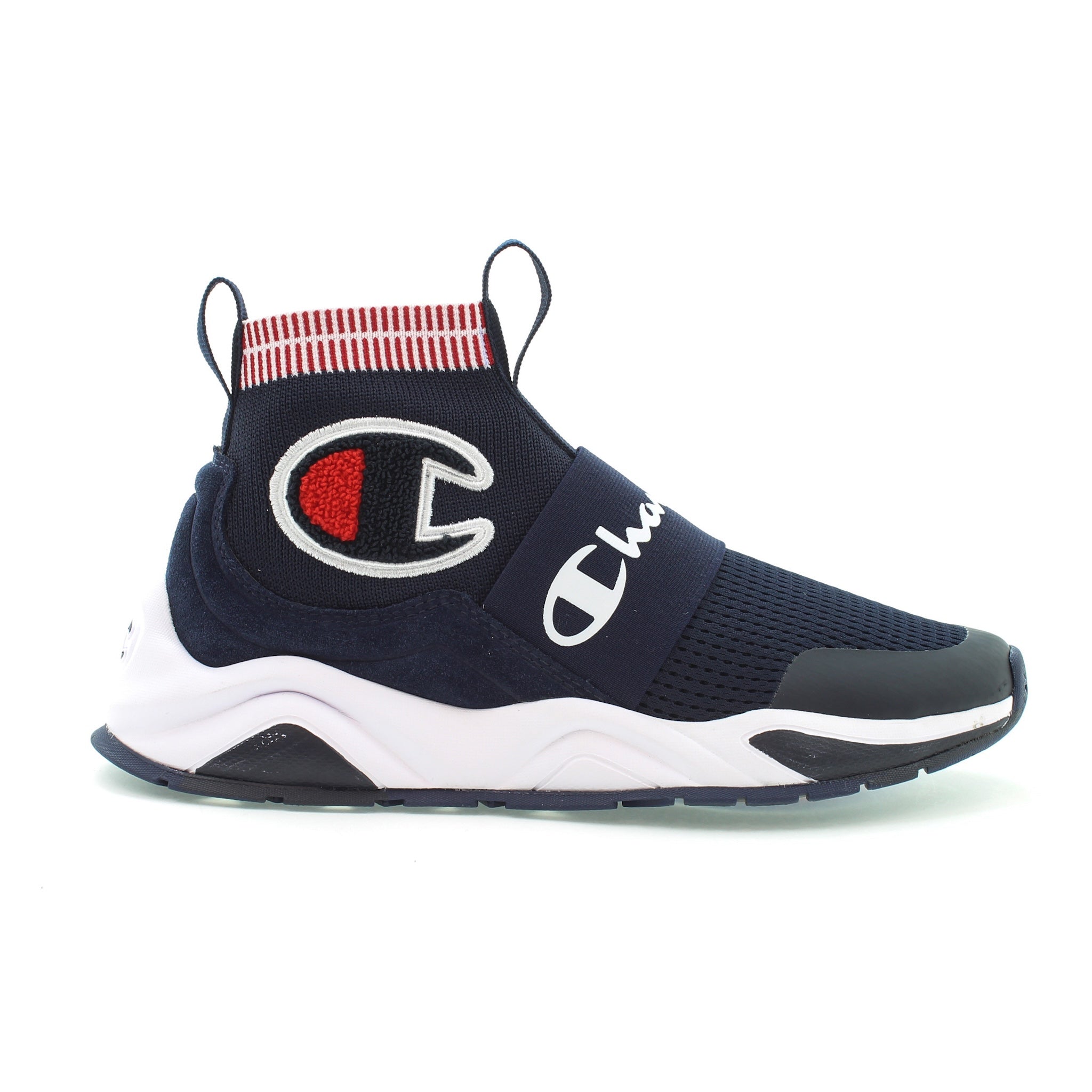 Kids' High-Top Sneakers with Stretch Knit & Cushioned Insole | Rally Pro