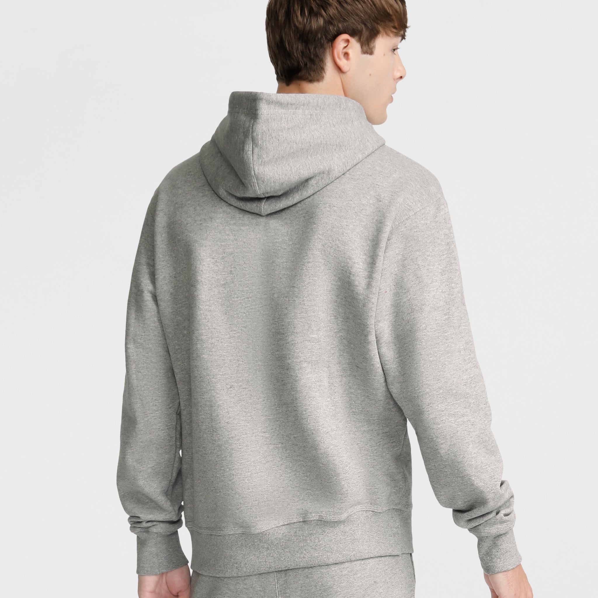 Men's Powerblend Hoodie with Embroidered Logo & Kangaroo Pocket | C Logo