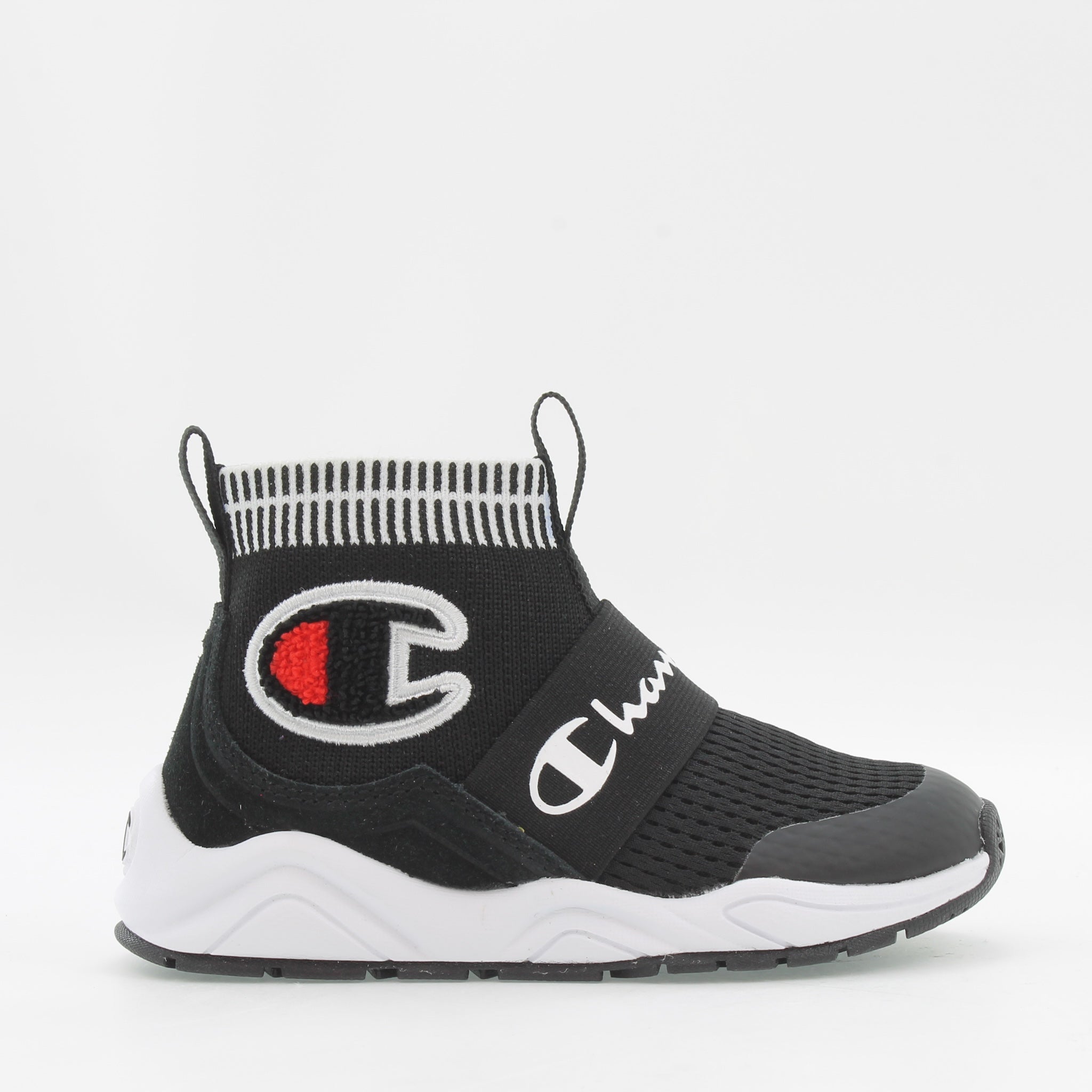 Comfortable Knit Toddler Sneakers with Chenille Logo | Rally Pro