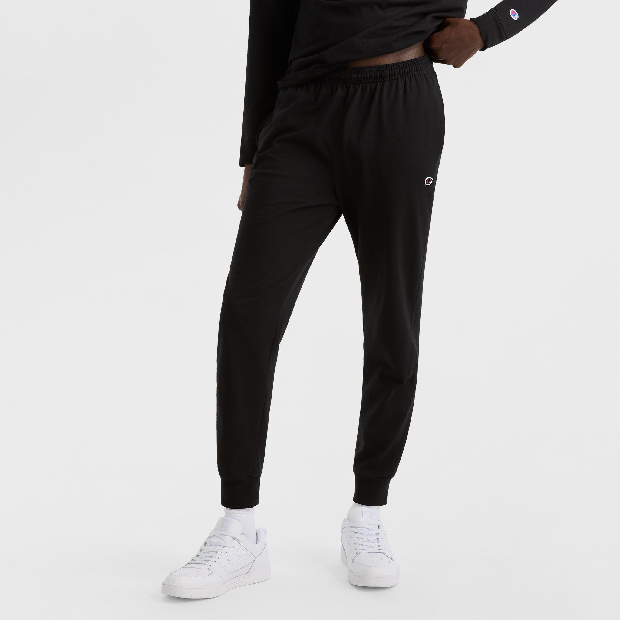 Lightweight Lounge Pants for Men with Comfort Fit & Side Pockets | C Logo