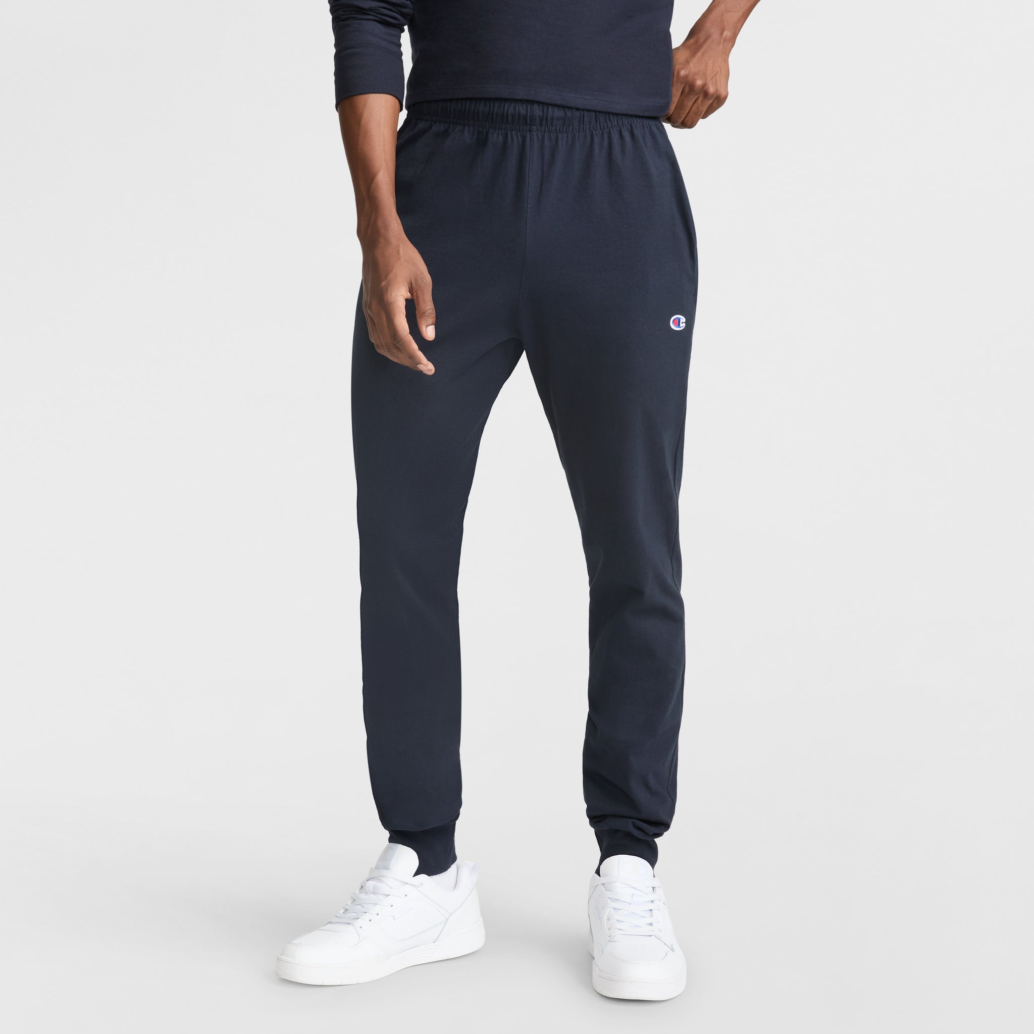 Lightweight Lounge Pants for Men with Comfort Fit & Side Pockets | C Logo
