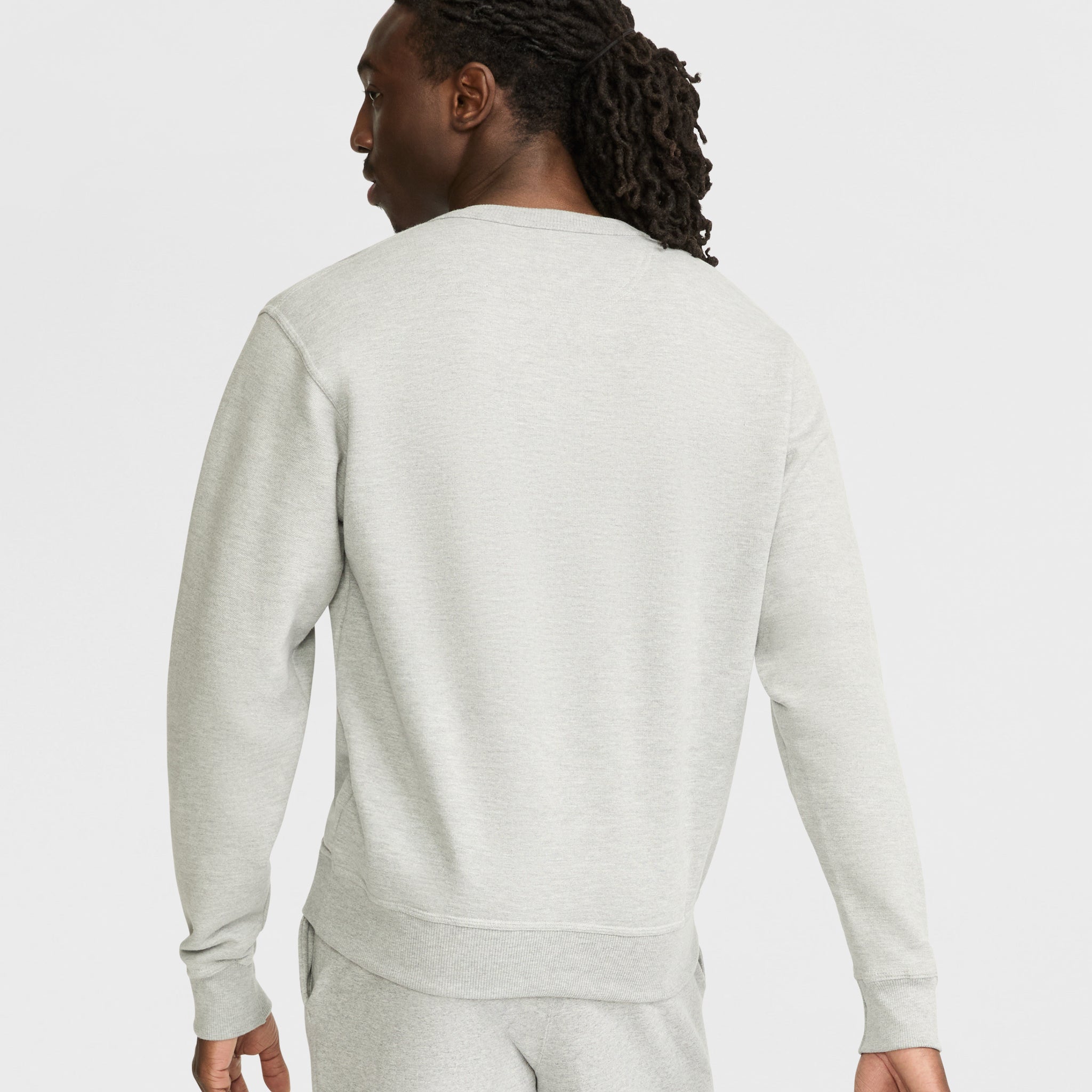 Men's Powerblend Fleece Crewneck Sweatshirt with C Logo | Champion