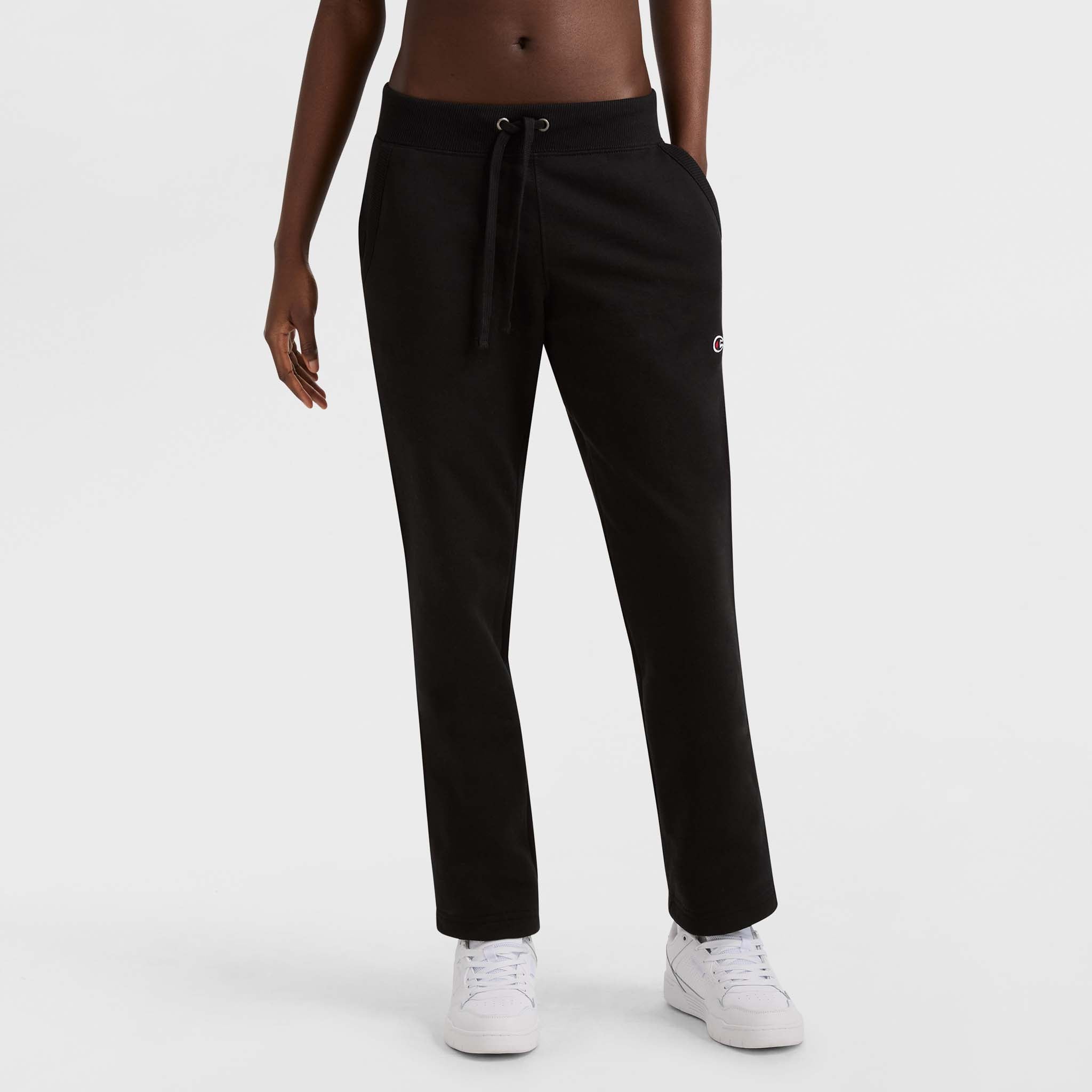 Women's Powerblend Fleece Pants for Lounge & Outdoor | C Logo