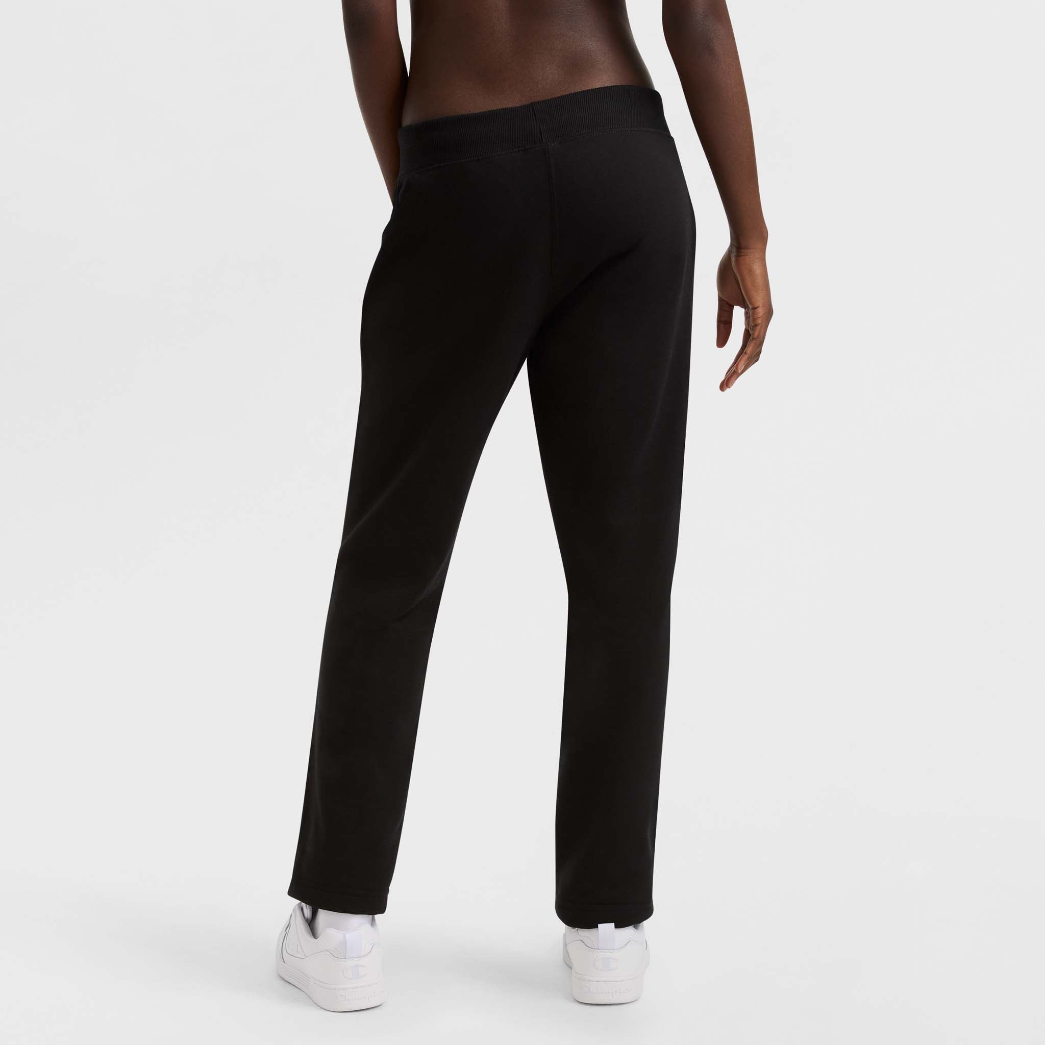 Women's Powerblend Fleece Pants for Lounge & Outdoor | C Logo