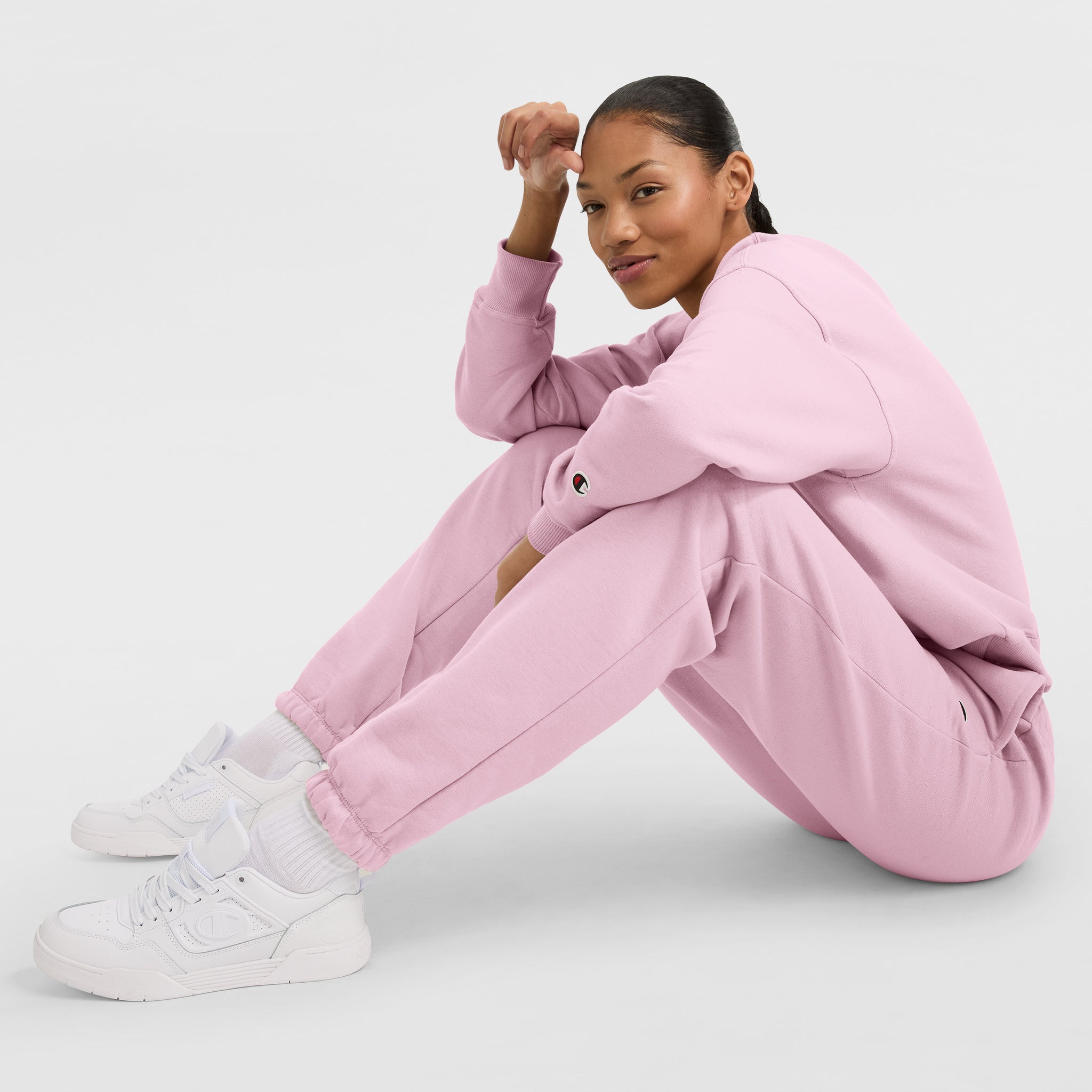 Oversized Fleece Sweatpants for Women | Powerblend C Logo