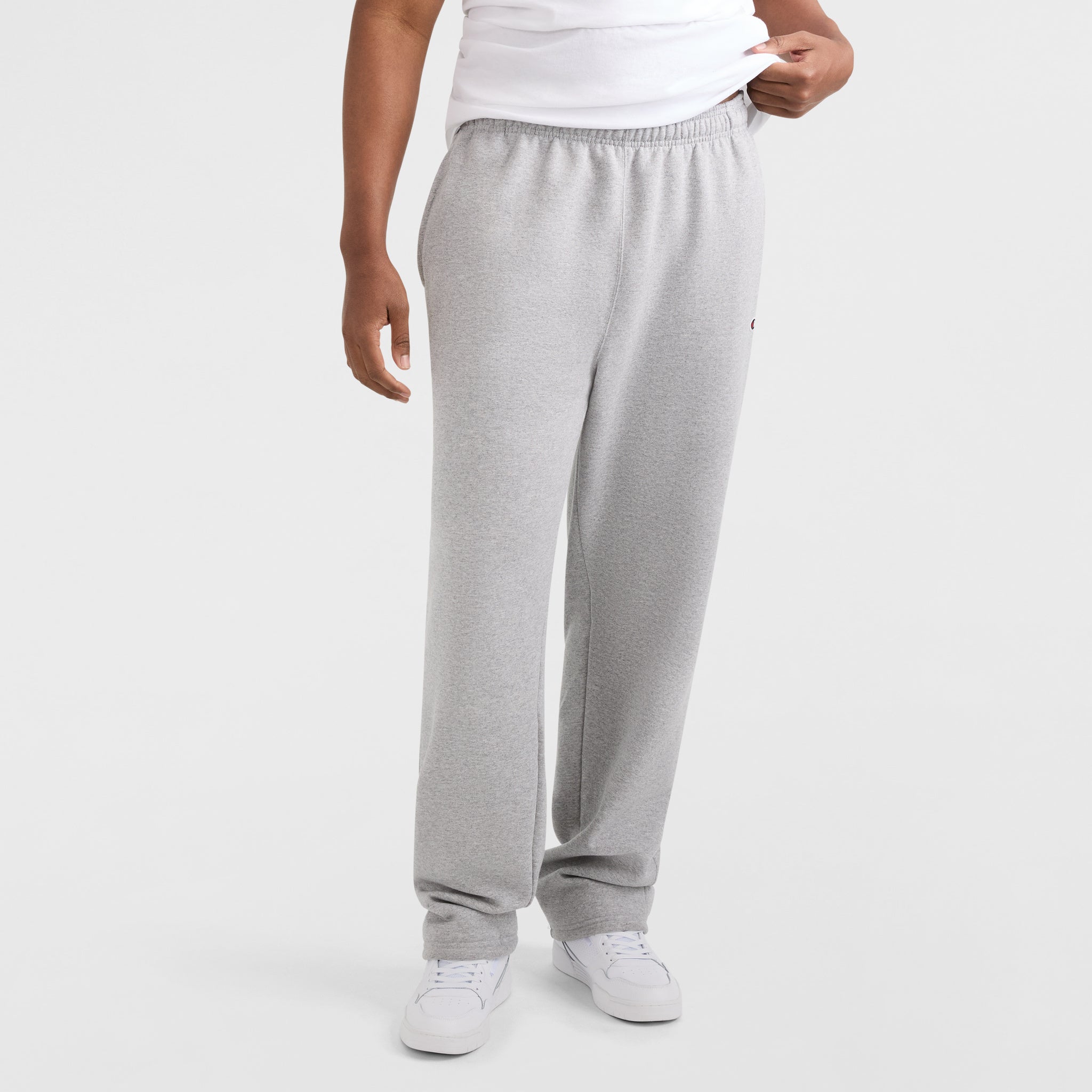 Men's Big & Tall Fleece Sweatpants with Open Hem & C Logo | Powerblend