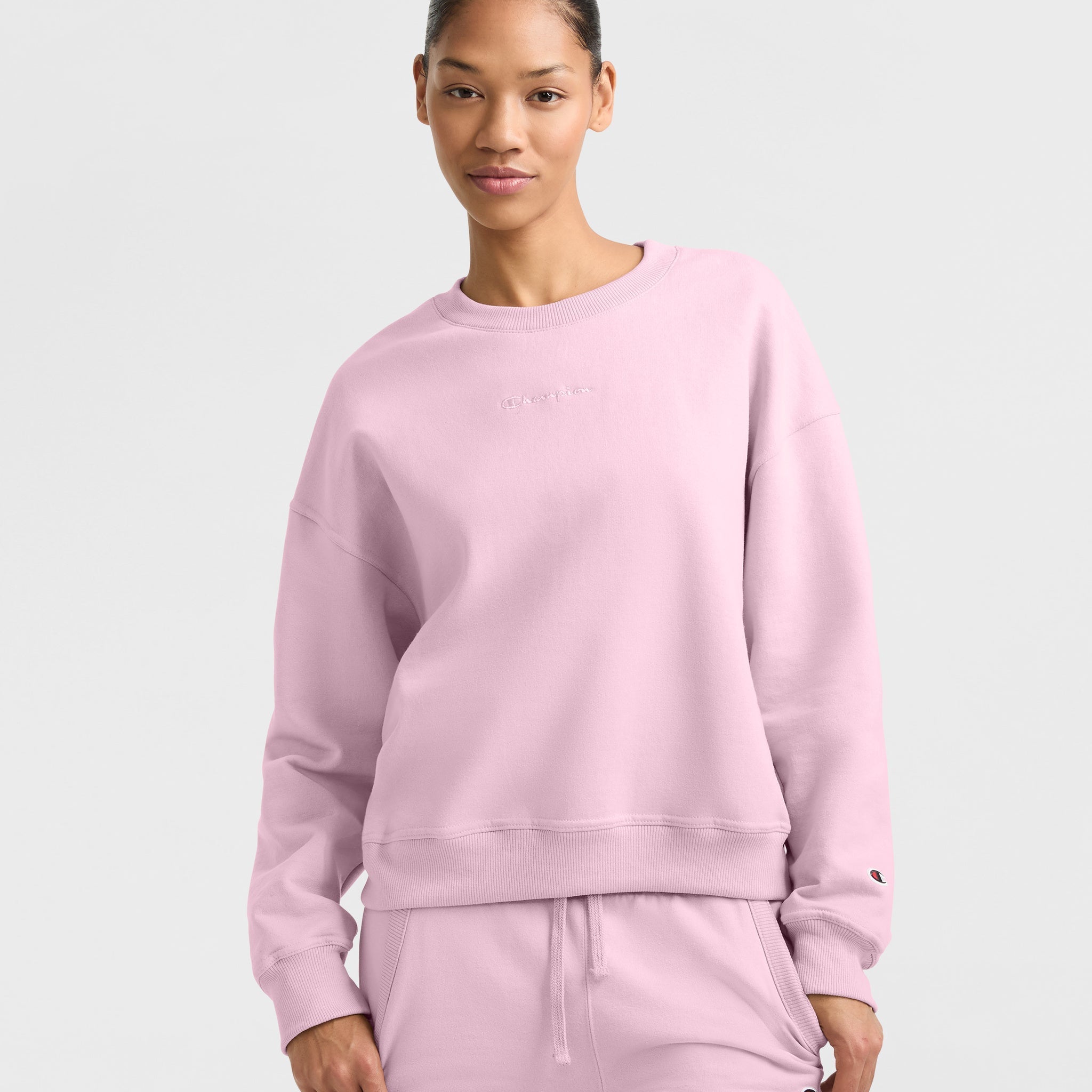 Loose-Fit Fleece Crewneck Sweatshirt for Women | Powerblend
