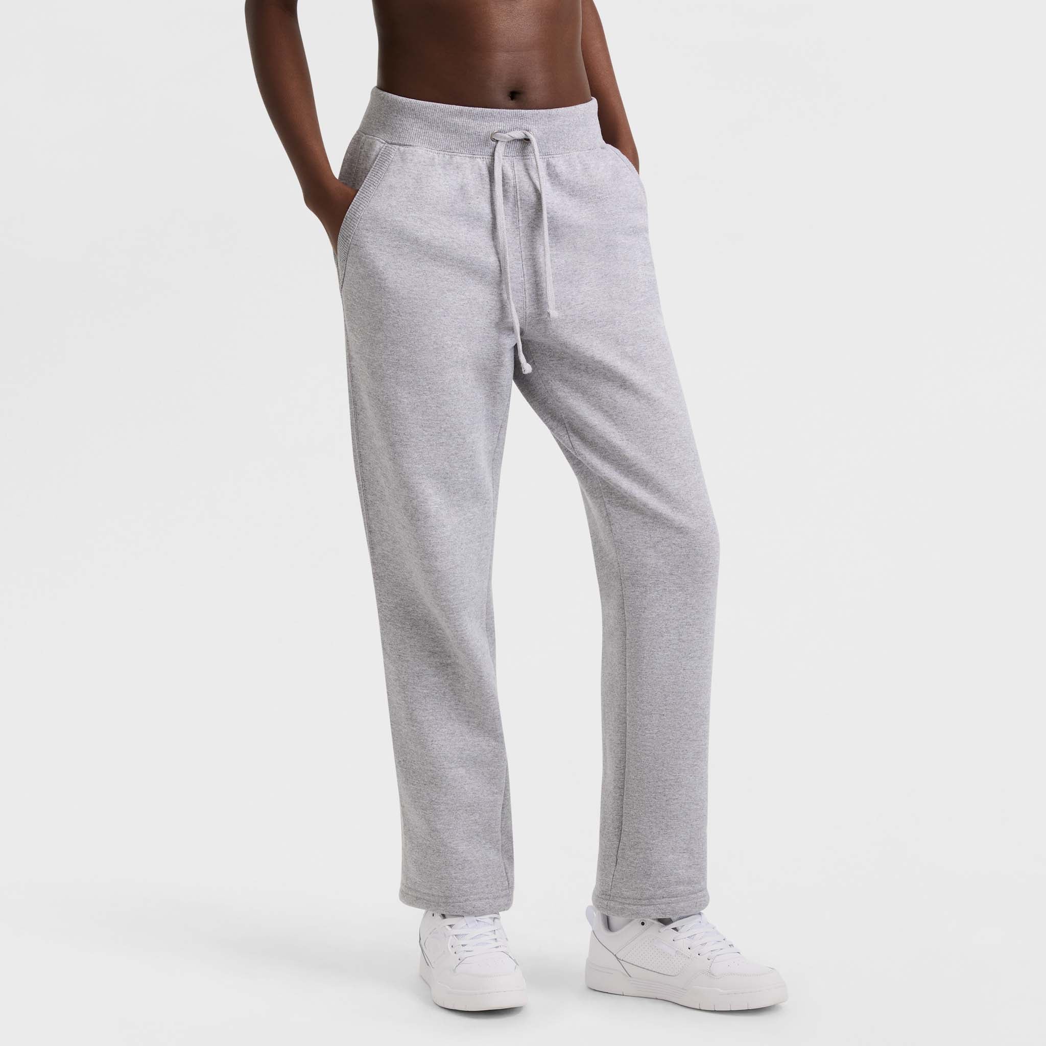 Women's Powerblend Fleece Pants for Lounge & Outdoor | C Logo