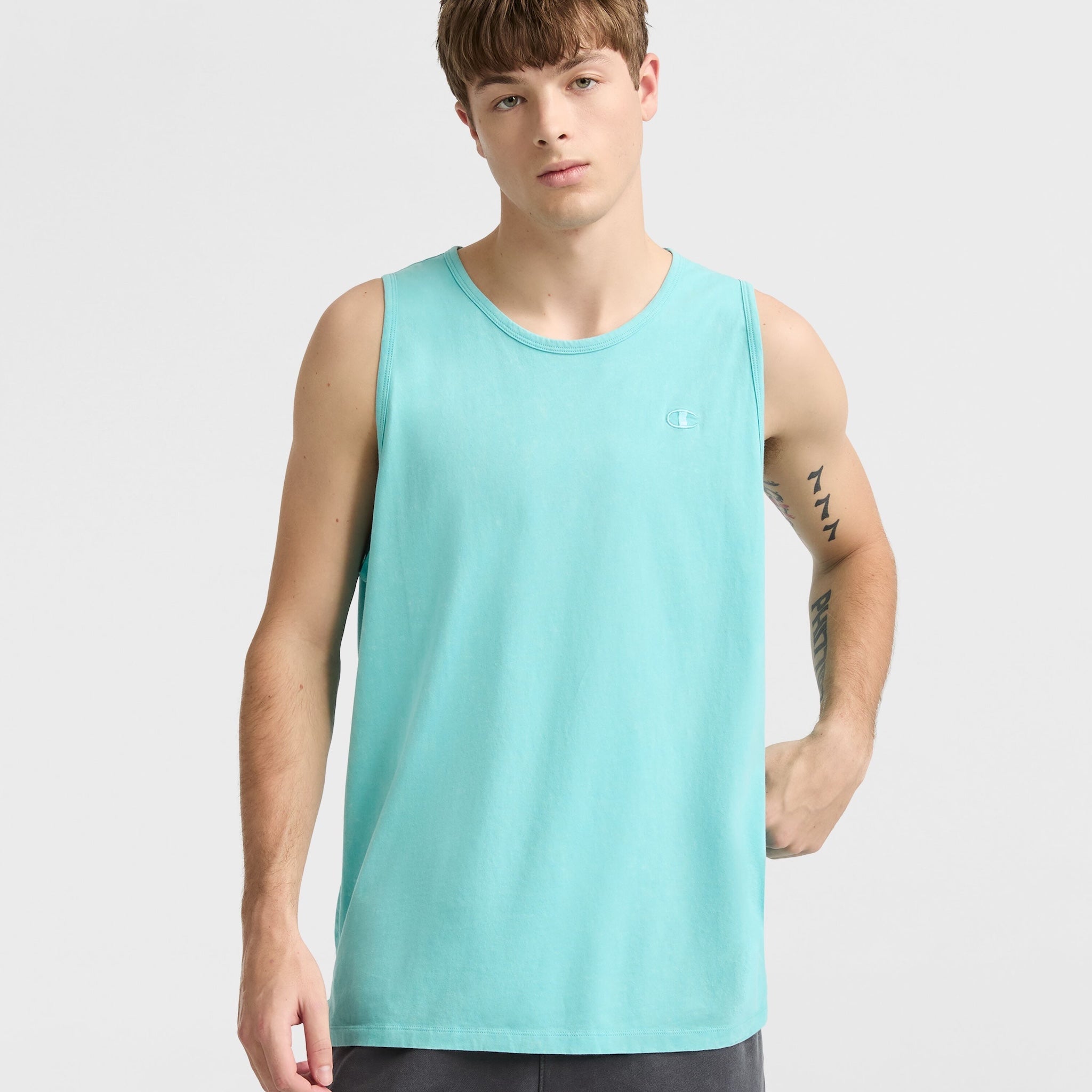 Vintage Wash Men's Tank Top with Embroidered Logo | Champion