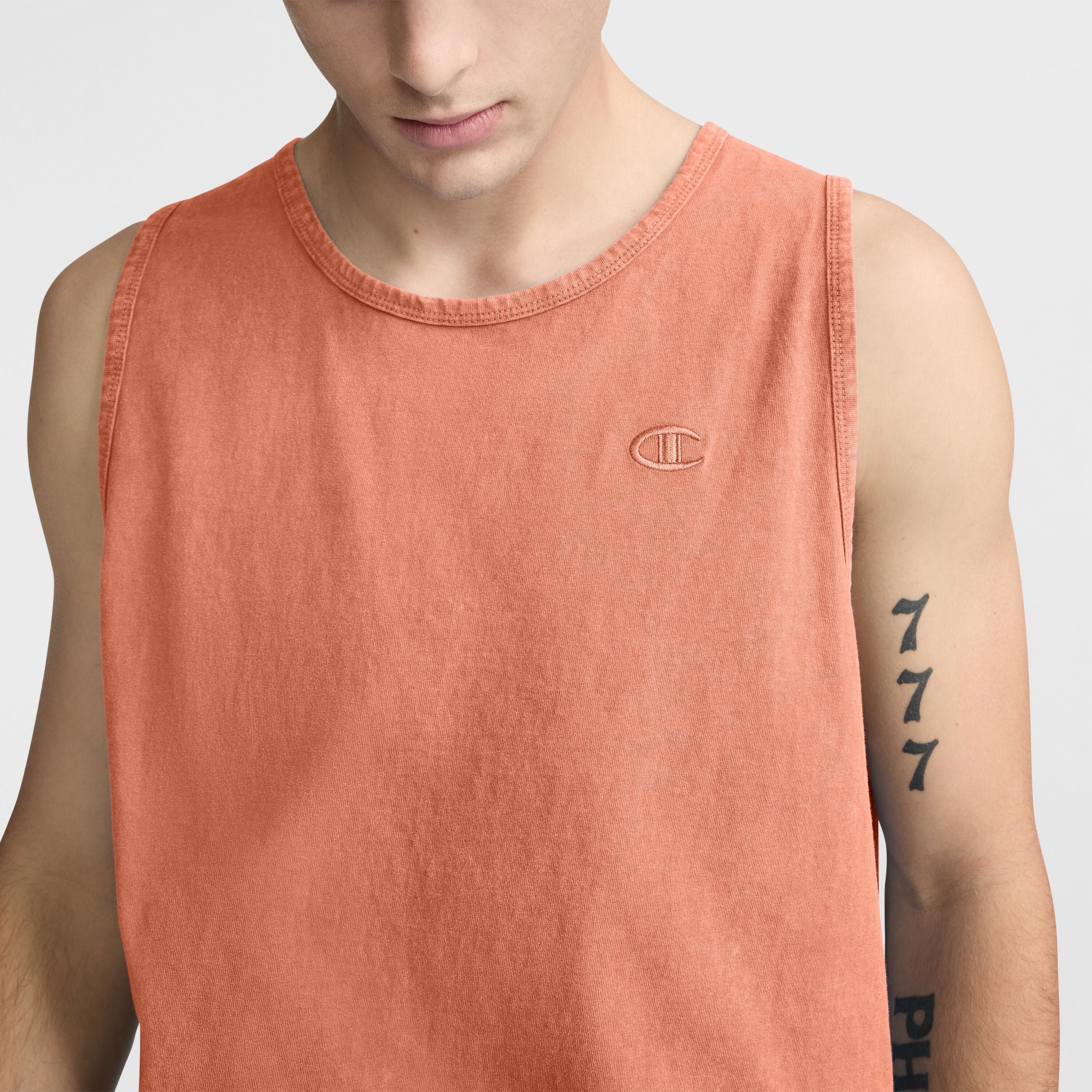 Vintage Wash Men's Tank Top with Embroidered Logo | Champion