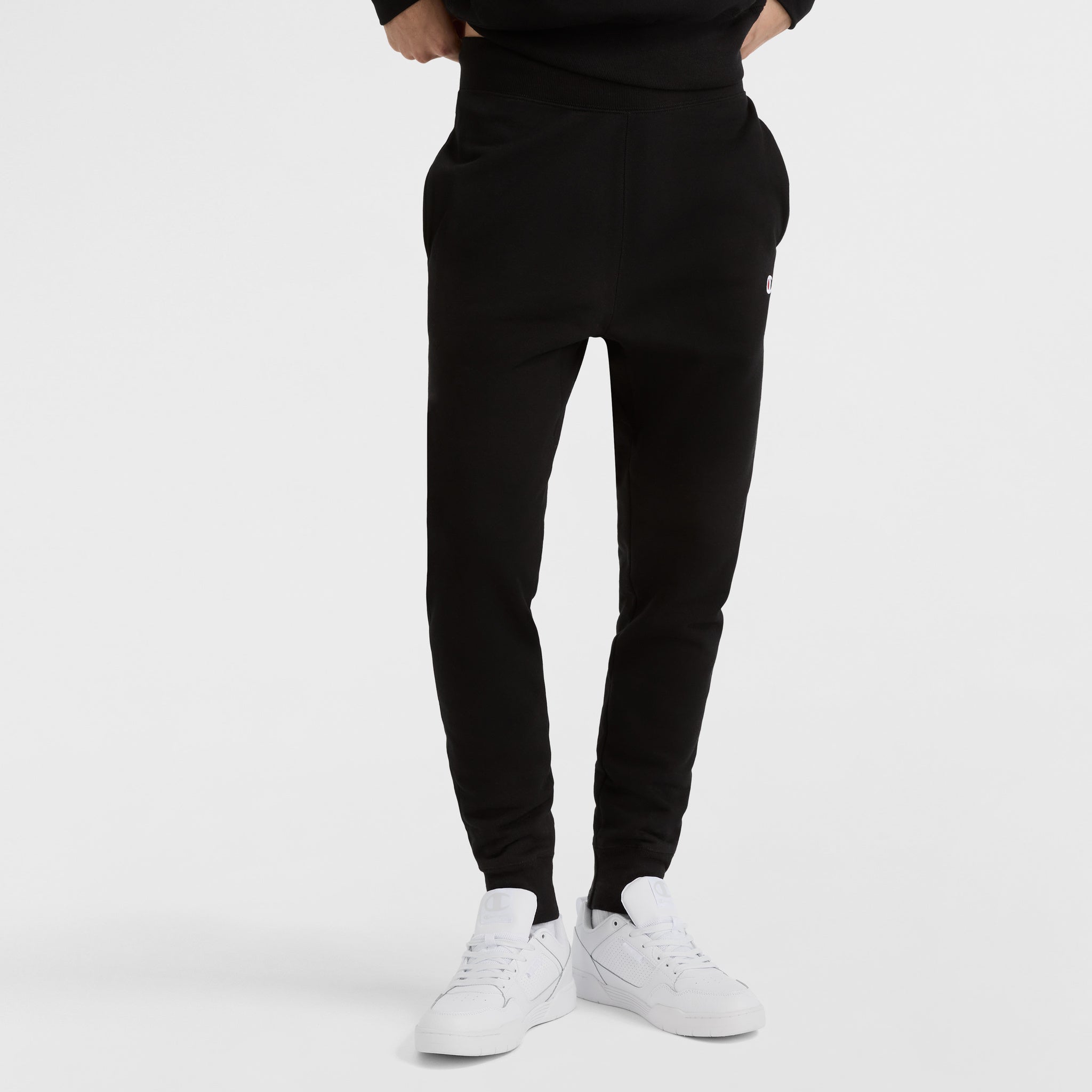 Heavyweight Fleece Joggers with Ribbed Cuffs & Pockets | Reverse Weave